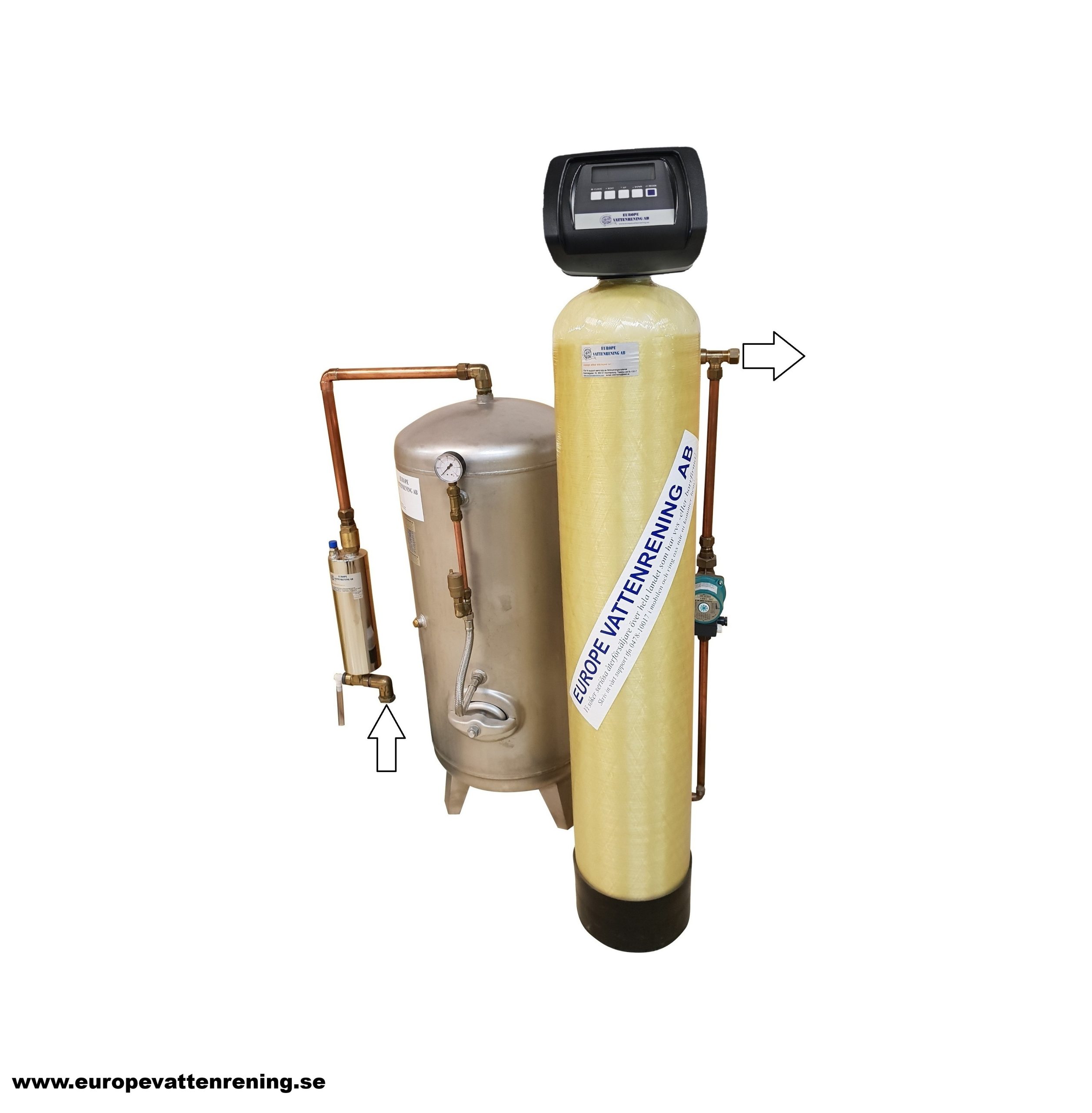 Avjärning för hydrofor