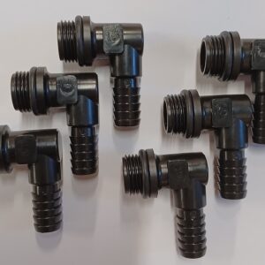 Plastvinkel R15 paket 6 st till luftningssystem AL