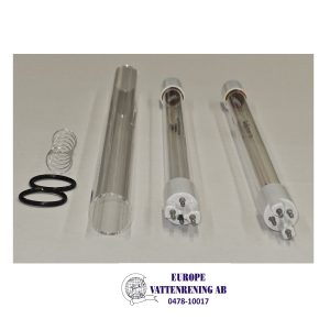 2 ST UV-LYSRÖR 1 ST KVARTSGLAS TYP VH200 PAKETPRIS