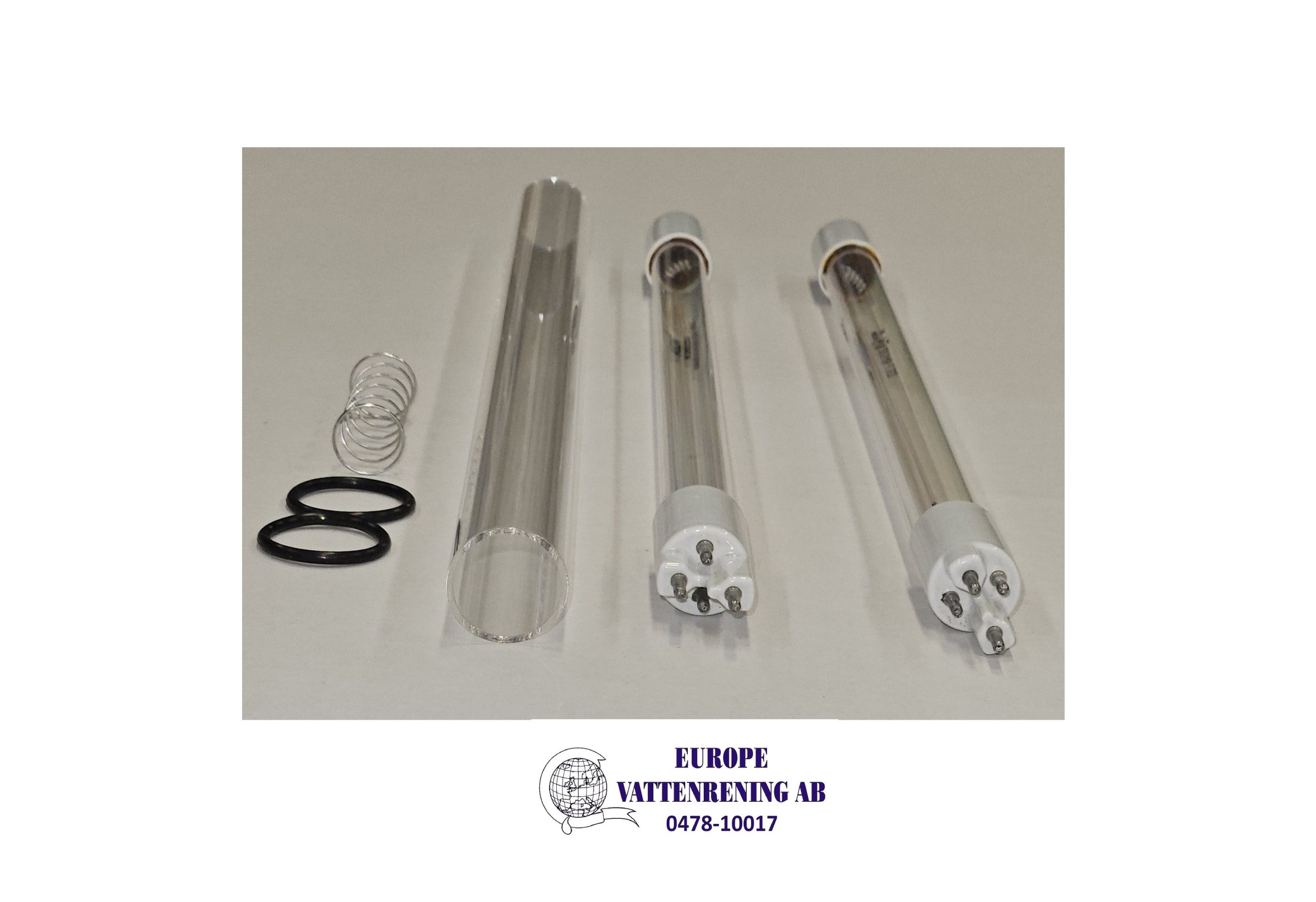 2 ST UV-LYSRÖR 1 ST KVARTSGLAS TYP VH200 PAKETPRIS